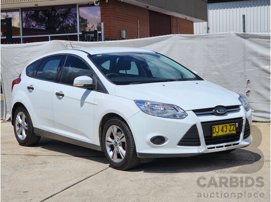 1/2012 Ford Focus Ambiente LW 5d Hatchback White 1.6L