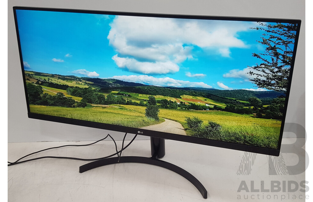 LG 34WN750 34-Inch Ultra Wide QHD (3440 x 1440) LED-backlit LCD Monitor w/ Power Supply