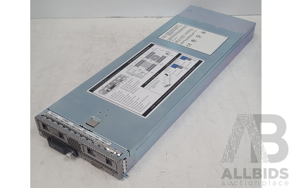 Cisco UCS B200 M4 Dual Intel Xeon (E5-2680 v3) 2.50GHz-3.30GHz 12-Core CPU Blade Server w/ 256GB DDR4