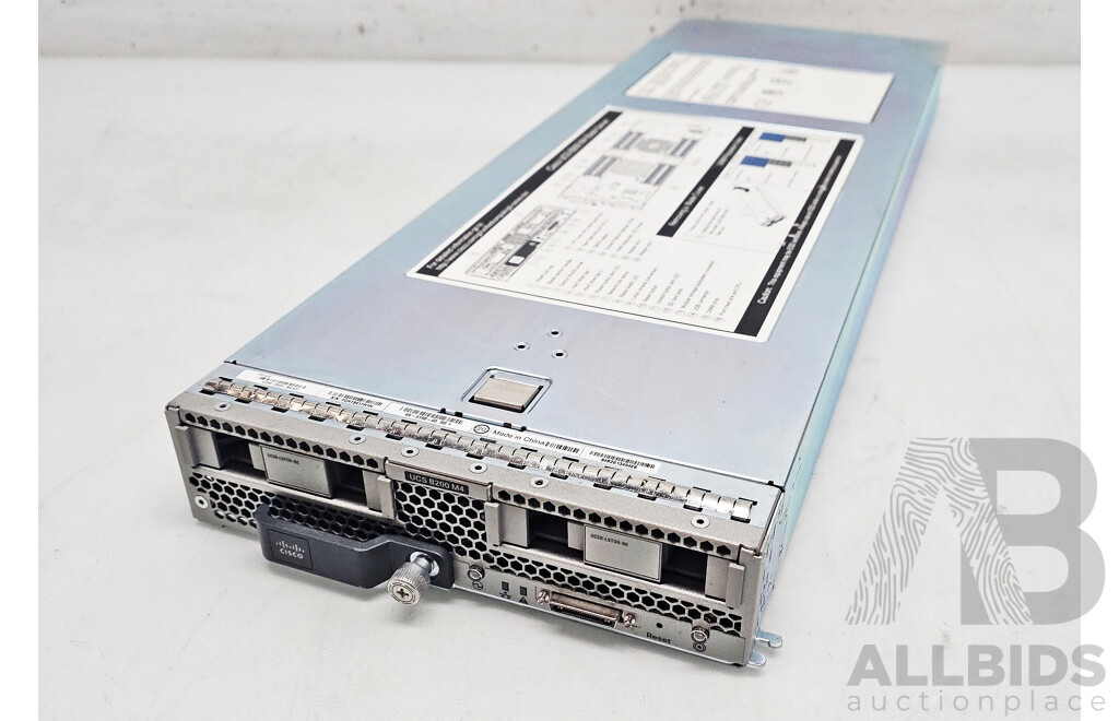 Cisco UCS B200 M4 Dual Intel Xeon (E5-2660 V3) 2.60GHz-3.30GHz 10-Core CPU Blade Server W/ 256GB DDR4
