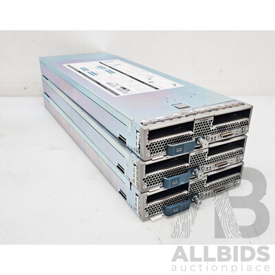 Cisco (UCS-B200-M3) Dual Intel Xeon Core CPU Blade Server - Lot of Three W/ 1152GB DDR3 Total
