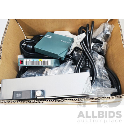 Assorted Lot of Networking Goods & Callcentre Headsets