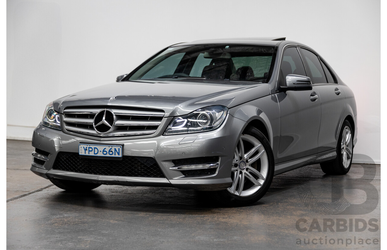 12/2012 Mercedes-Benz C200 BE W204 MY12 4d Sedan Palladium Silver Turbo 1.8L