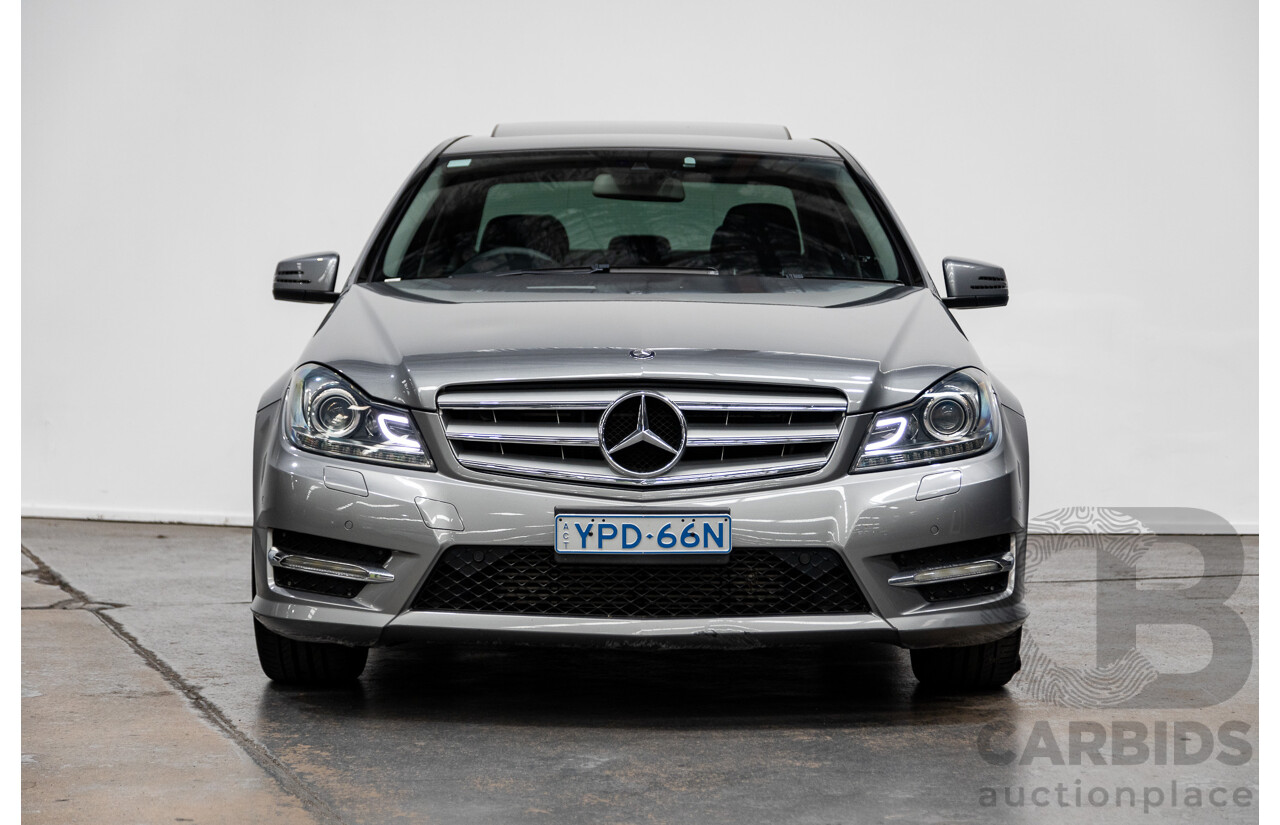 12/2012 Mercedes-Benz C200 BE W204 MY12 4d Sedan Palladium Silver Turbo 1.8L