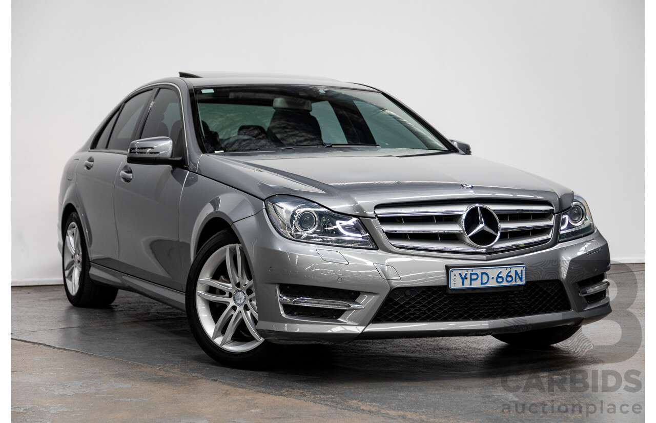 12/2012 Mercedes-Benz C200 BE W204 MY12 4d Sedan Palladium Silver Turbo 1.8L