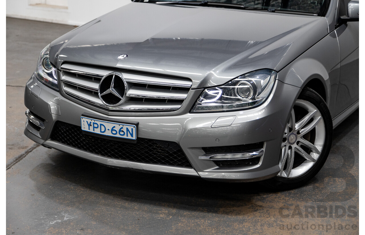 12/2012 Mercedes-Benz C200 BE W204 MY12 4d Sedan Palladium Silver Turbo 1.8L