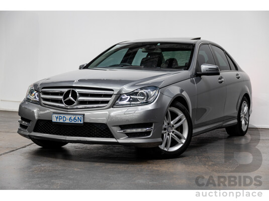 12/2012 Mercedes-Benz C200 BE W204 MY12 4d Sedan Palladium Silver Turbo 1.8L