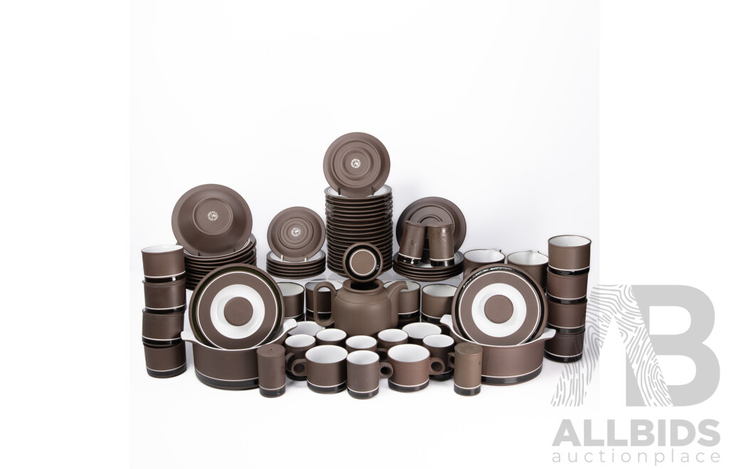 Hornsea Pottery 'Contrast' Tableware Set - 64 Pieces