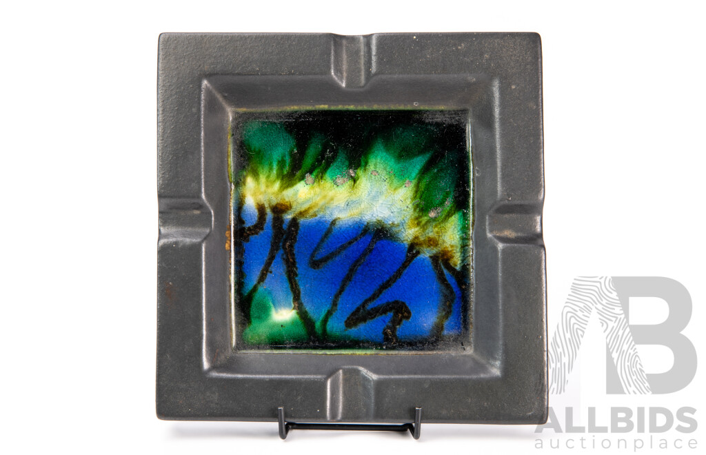 Australian Studio Pottery Ashtray Gunda Pottery