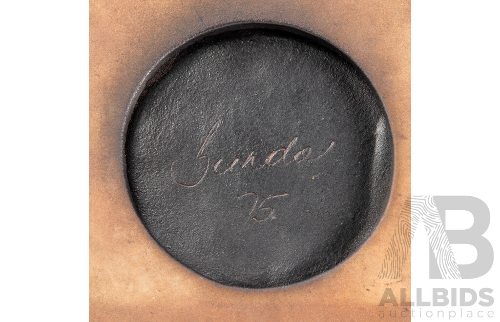 Australian Studio Pottery Ashtray Gunda Pottery
