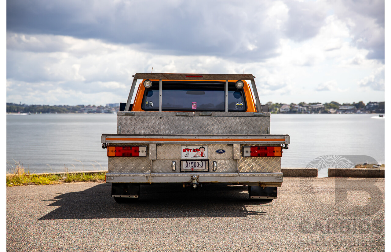 1/1979 Ford F100 Custom Tabletop Utility Tangerine Orange V8 5.8L - Dual Tank LPG Conversion