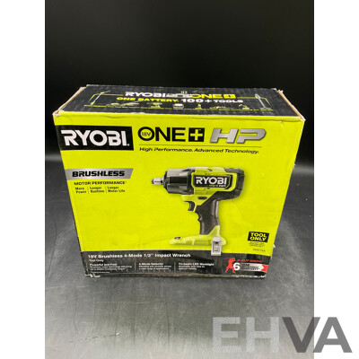 RYOBI 18V ONE+ HP ½ Brushless Mid Torque Impact Wrench (RIW 18X) - Tool Only - ORP $349