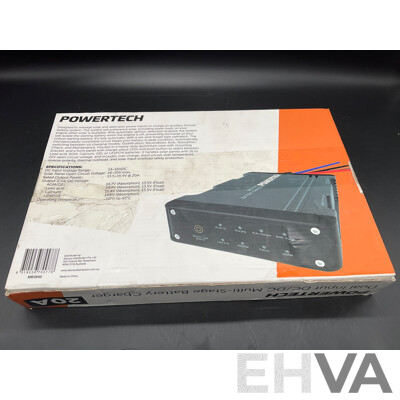 POWERTECH Dual Input DC/DC Multi-Stage Battery Charger 20V - ORP $269