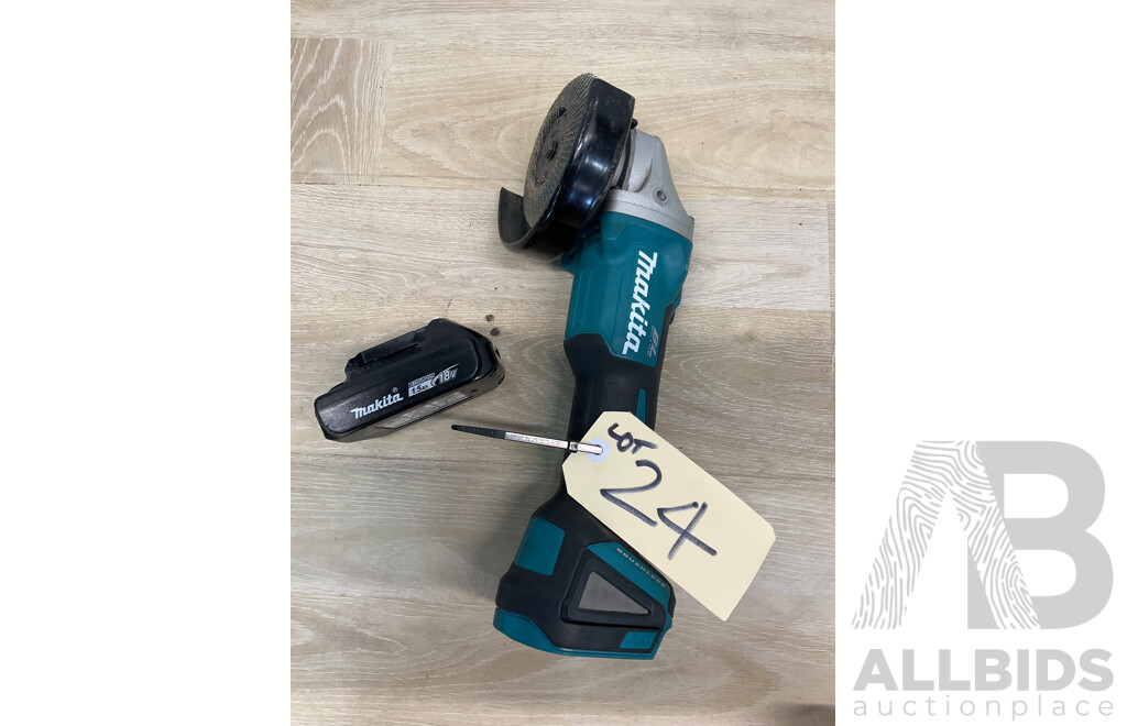 MAKITA (DGA504) 18V Li-ion Cordless Brushless 125mm (5