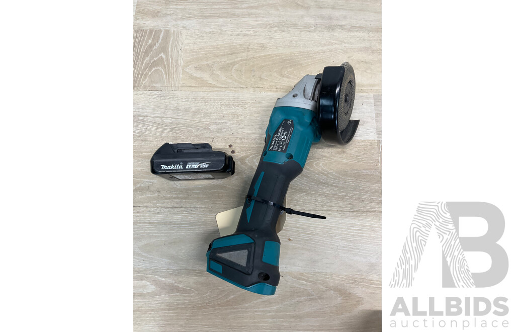 MAKITA (DGA504) 18V Li-ion Cordless Brushless 125mm (5