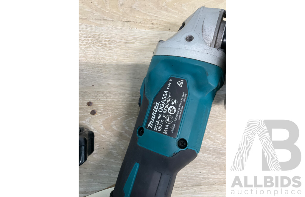 MAKITA (DGA504) 18V Li-ion Cordless Brushless 125mm (5