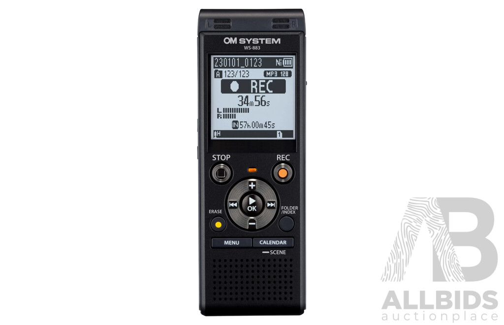 OM System WS-883 Voice Recorder (8GB) - ORP $149