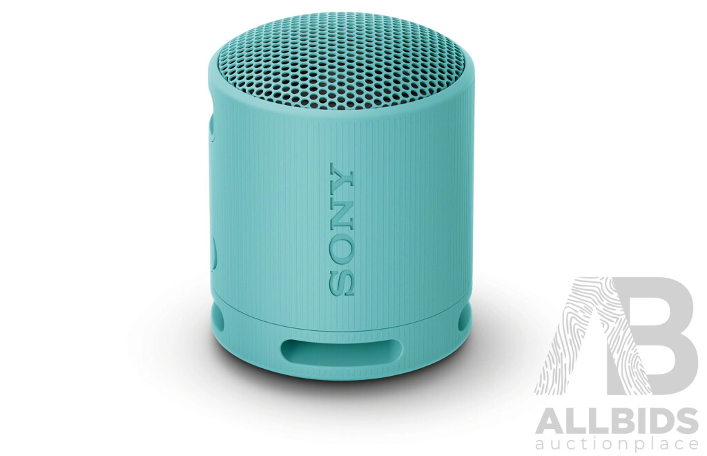SONY XB100 Compact Wireless Bluetooth Speaker (Blue)  - Lot of 2