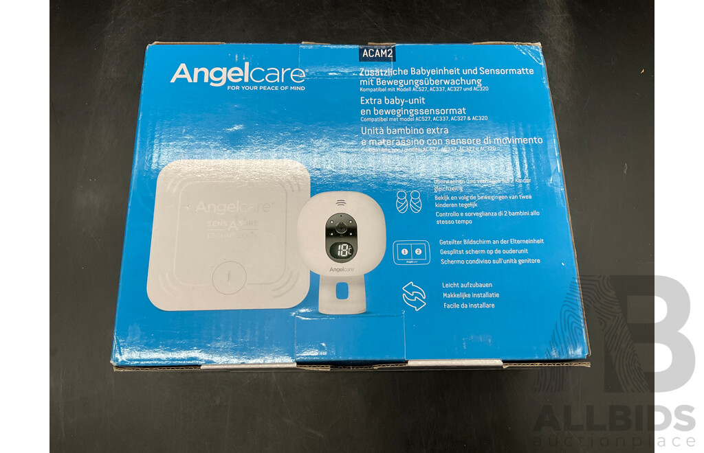 Angelcare ACAM2 Additional Camera & Sensor Pad Compatible with AC527/AC327/AC320  - ORP $269