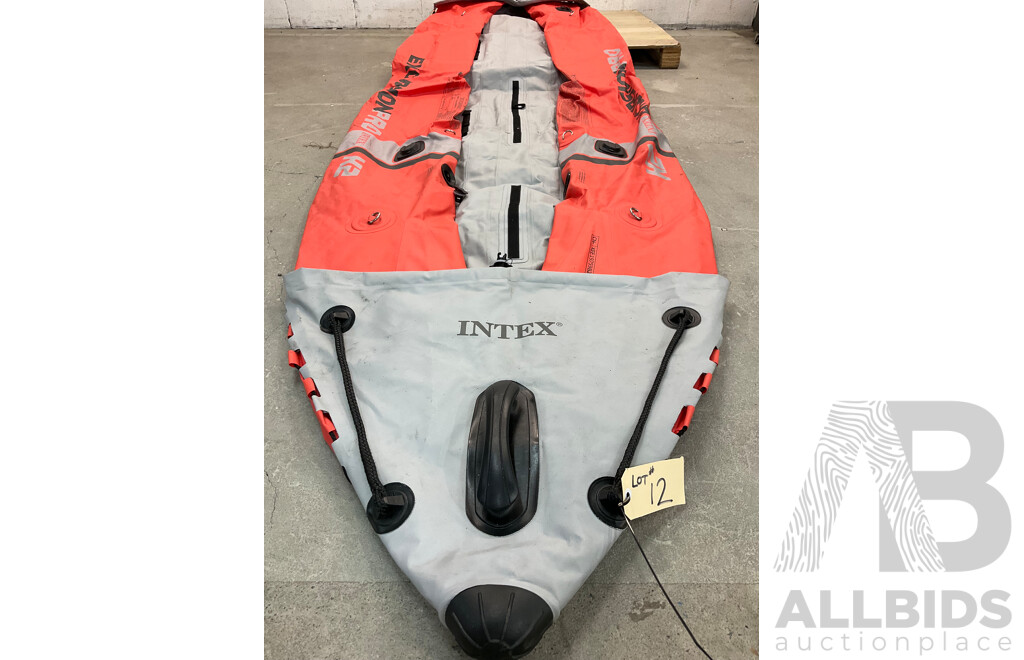 INTEX Excursion Pro K2 Inflatable Fishing Kayak