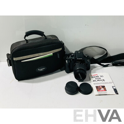 Canon EOS 30 Elan7e Camera with Evergreen Collection Camera Case