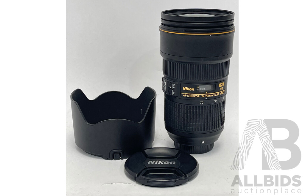 Nikon 24-70 AF-S Nikkor F/2.8E ED VR Lens