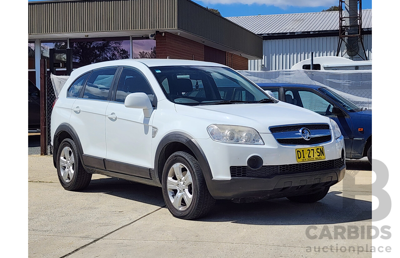 6/2009 Holden Captiva SX (4x4) CG MY09 4d Wagon White 2.0L