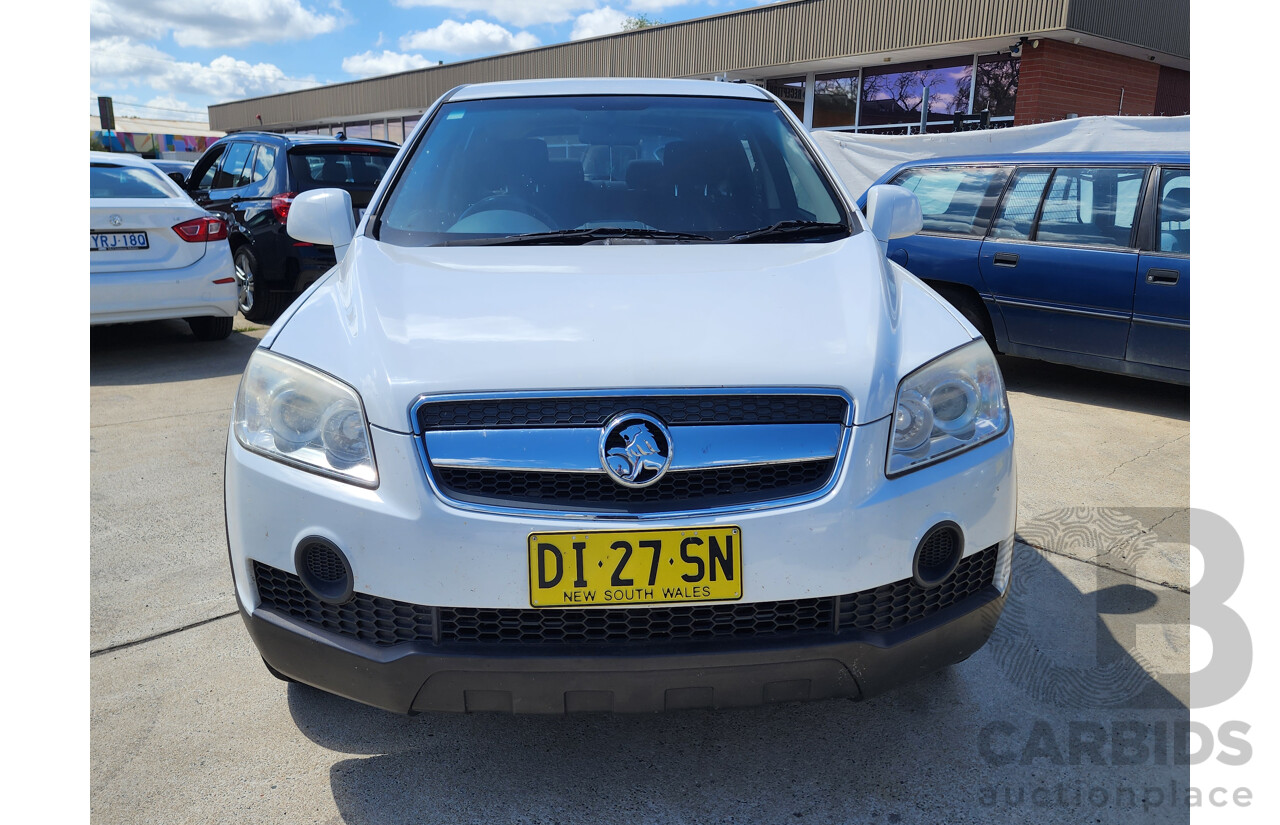 6/2009 Holden Captiva SX (4x4) CG MY09 4d Wagon White 2.0L