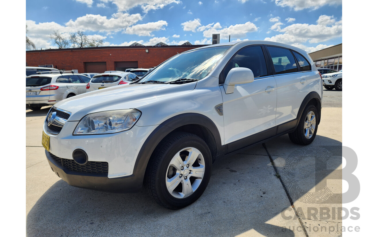 6/2009 Holden Captiva SX (4x4) CG MY09 4d Wagon White 2.0L