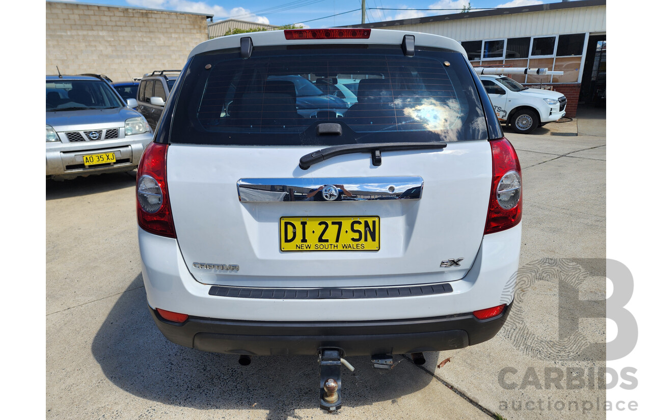 6/2009 Holden Captiva SX (4x4) CG MY09 4d Wagon White 2.0L