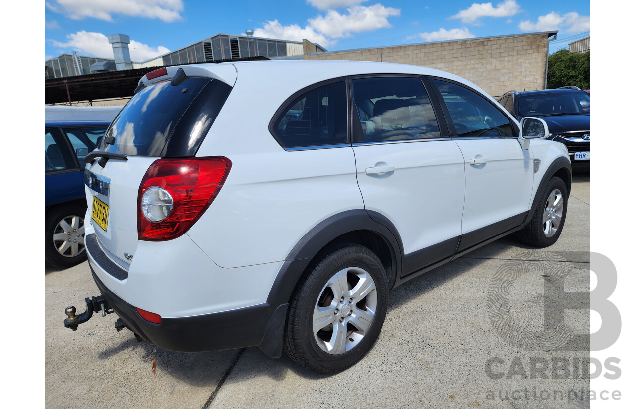 6/2009 Holden Captiva SX (4x4) CG MY09 4d Wagon White 2.0L