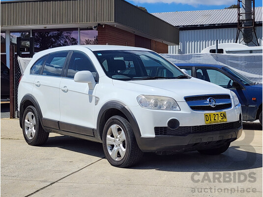 6/2009 Holden Captiva SX (4x4) CG MY09 4d Wagon White 2.0L