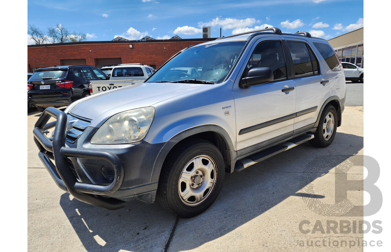 7/2005 Honda CRV (4x4) 2005 UPGRADE 4d Wagon Silver 2.4L