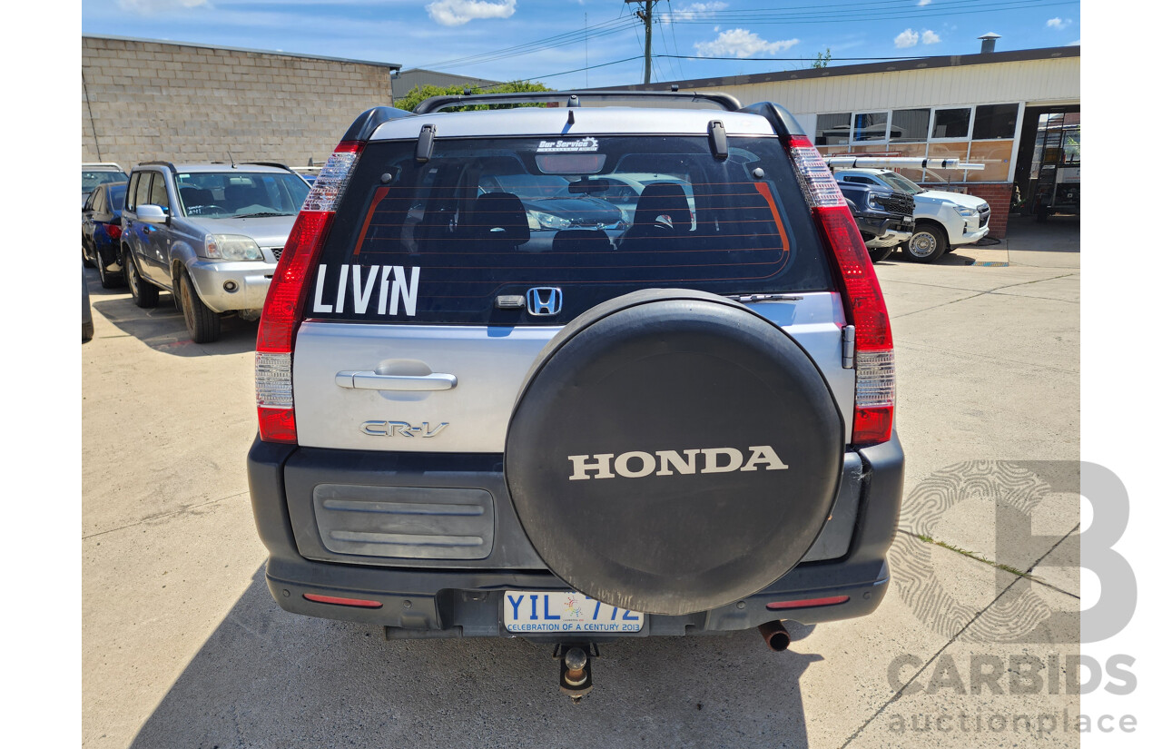 7/2005 Honda CRV (4x4) 2005 UPGRADE 4d Wagon Silver 2.4L