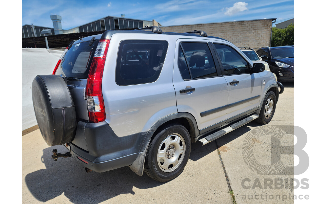 7/2005 Honda CRV (4x4) 2005 UPGRADE 4d Wagon Silver 2.4L