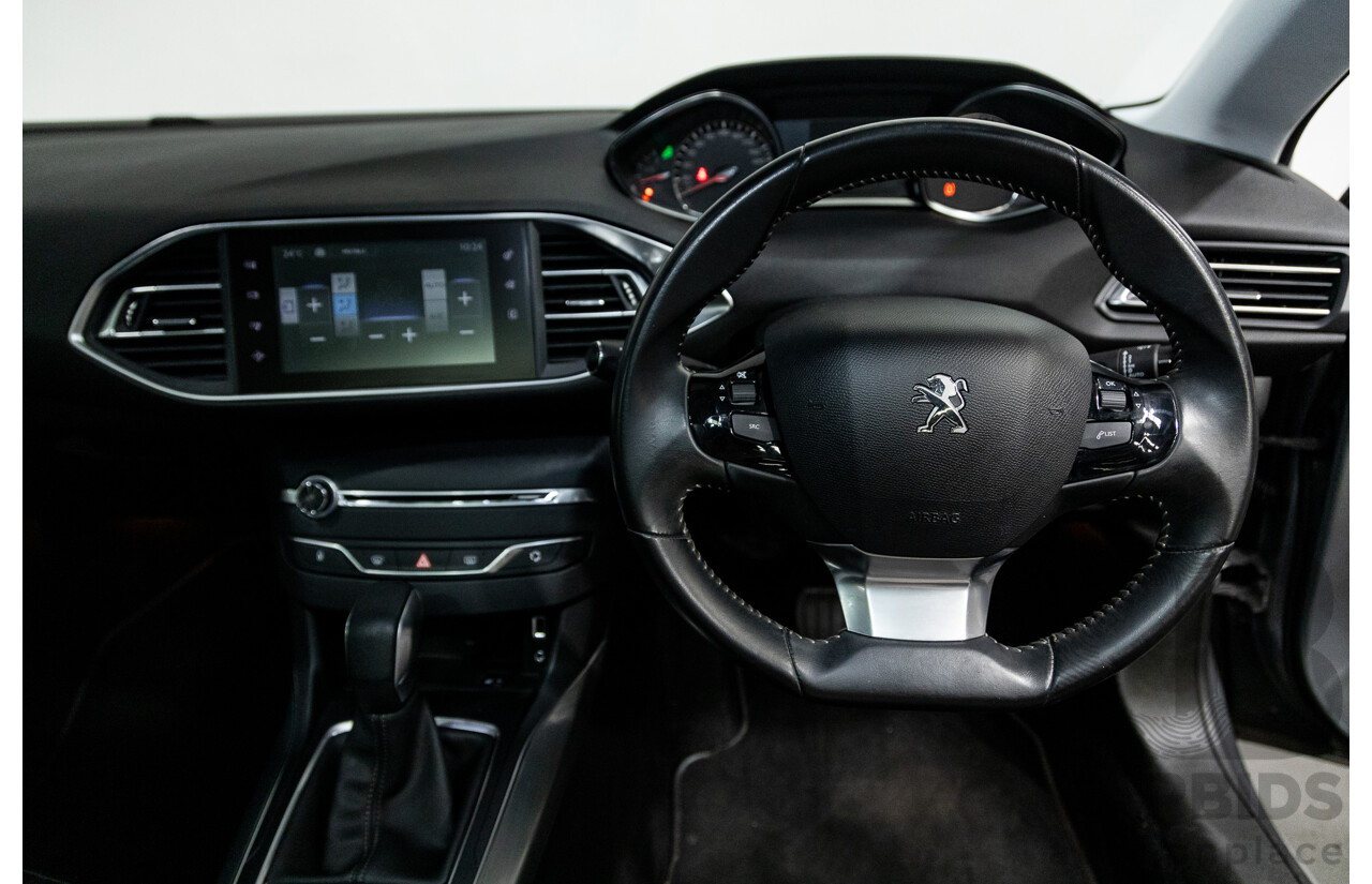 2/2015 Peugeot 308 Allure Premium T9 5d Hatchback Artense Grey Turbo 1.6L
