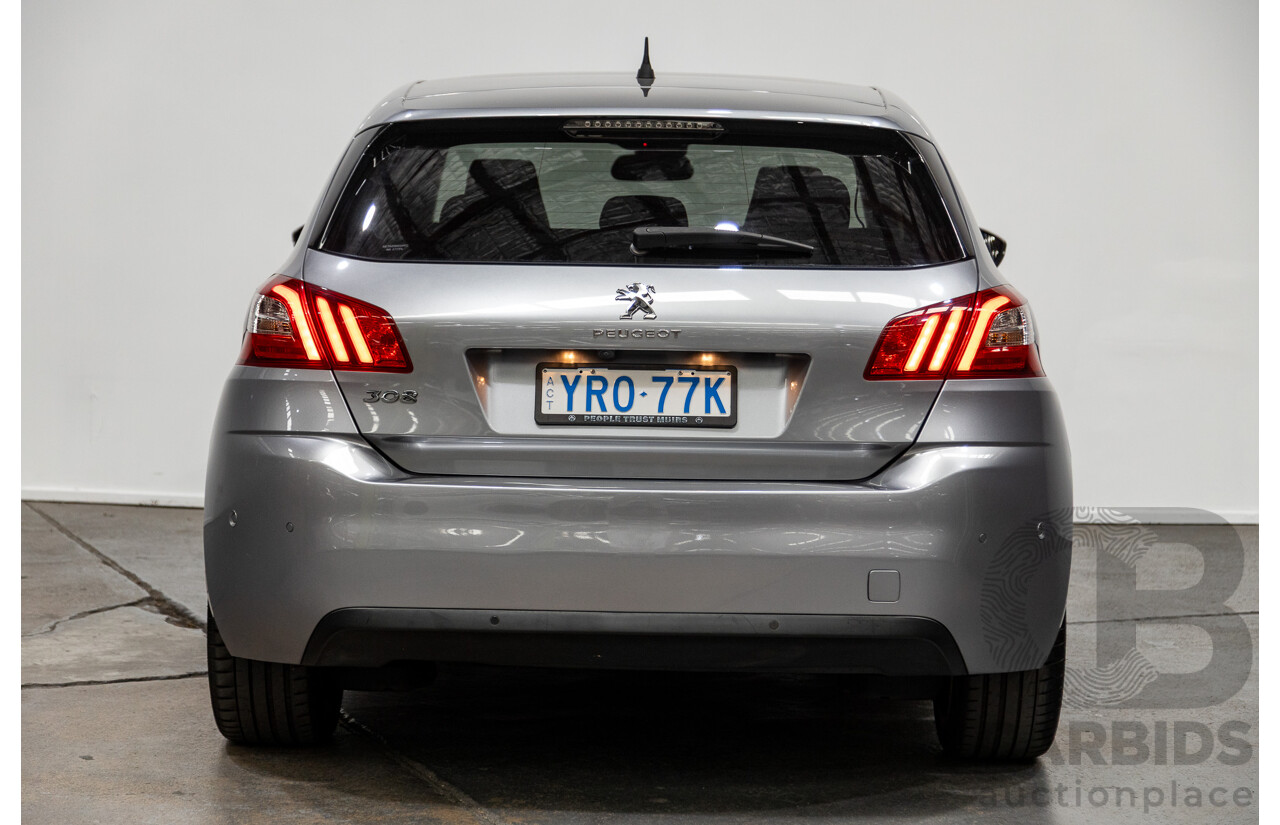 2/2015 Peugeot 308 Allure Premium T9 5d Hatchback Artense Grey Turbo 1.6L