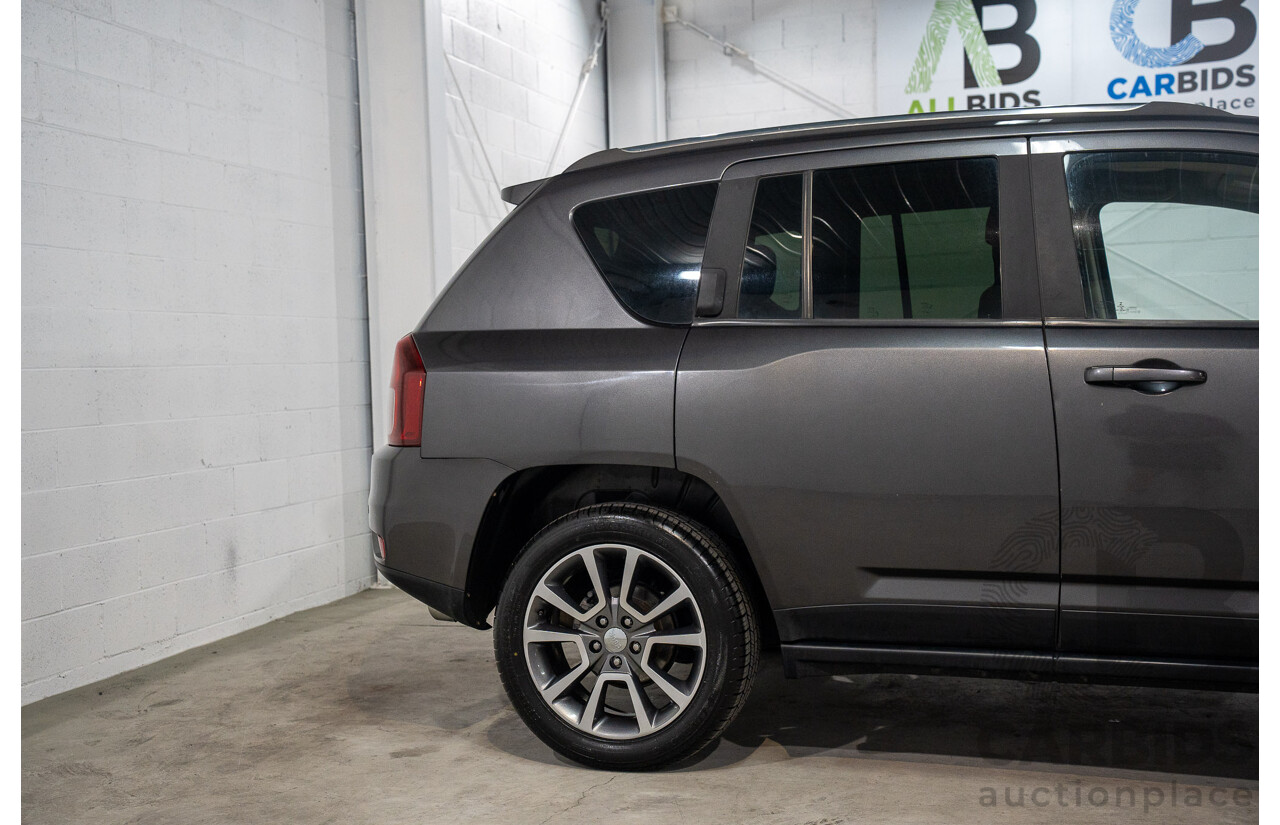 6/2015 Jeep Compass Limited (4x4) MK MY15 4d Wagon Granite Crystal Pearl 2.4L