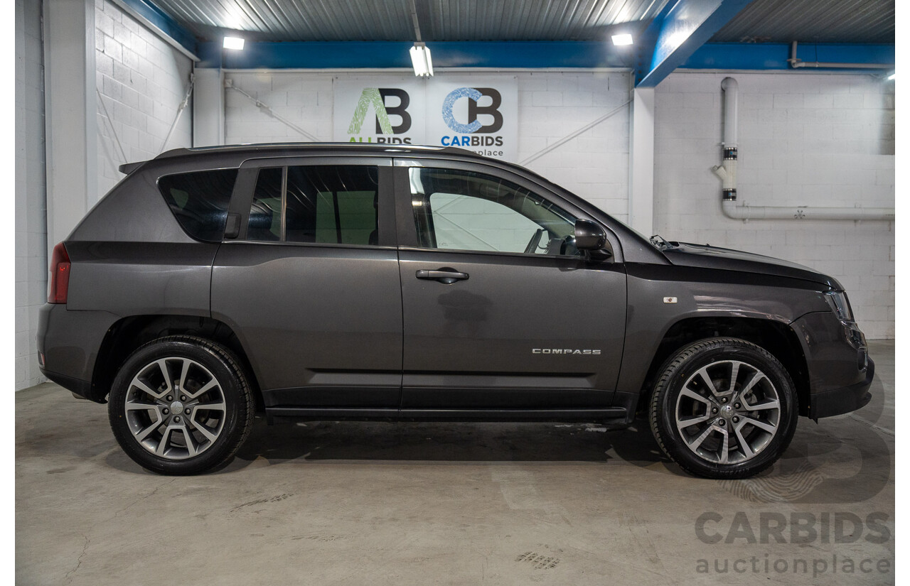 6/2015 Jeep Compass Limited (4x4) MK MY15 4d Wagon Granite Crystal Pearl 2.4L