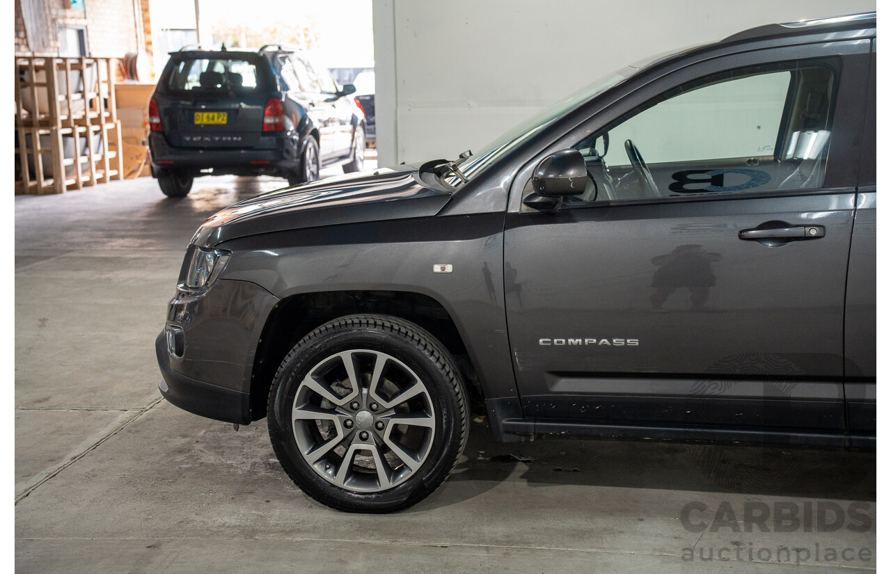 6/2015 Jeep Compass Limited (4x4) MK MY15 4d Wagon Granite Crystal Pearl 2.4L