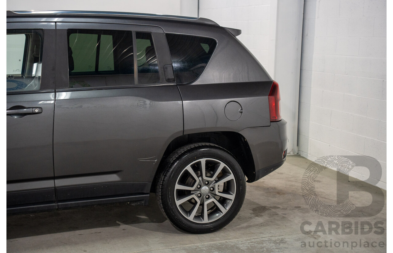 6/2015 Jeep Compass Limited (4x4) MK MY15 4d Wagon Granite Crystal Pearl 2.4L