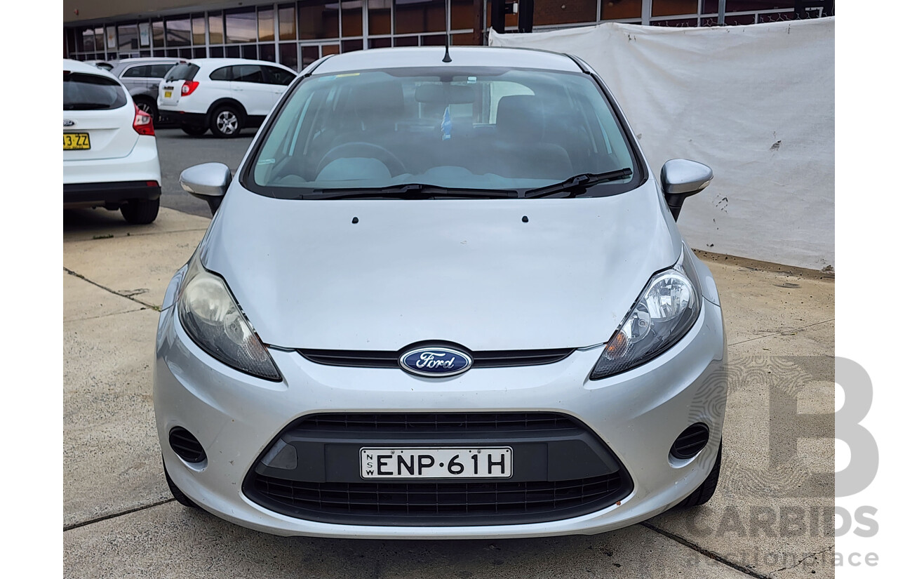 4/2012 Ford Fiesta LX WT 5d Hatchback Silver 1.6L