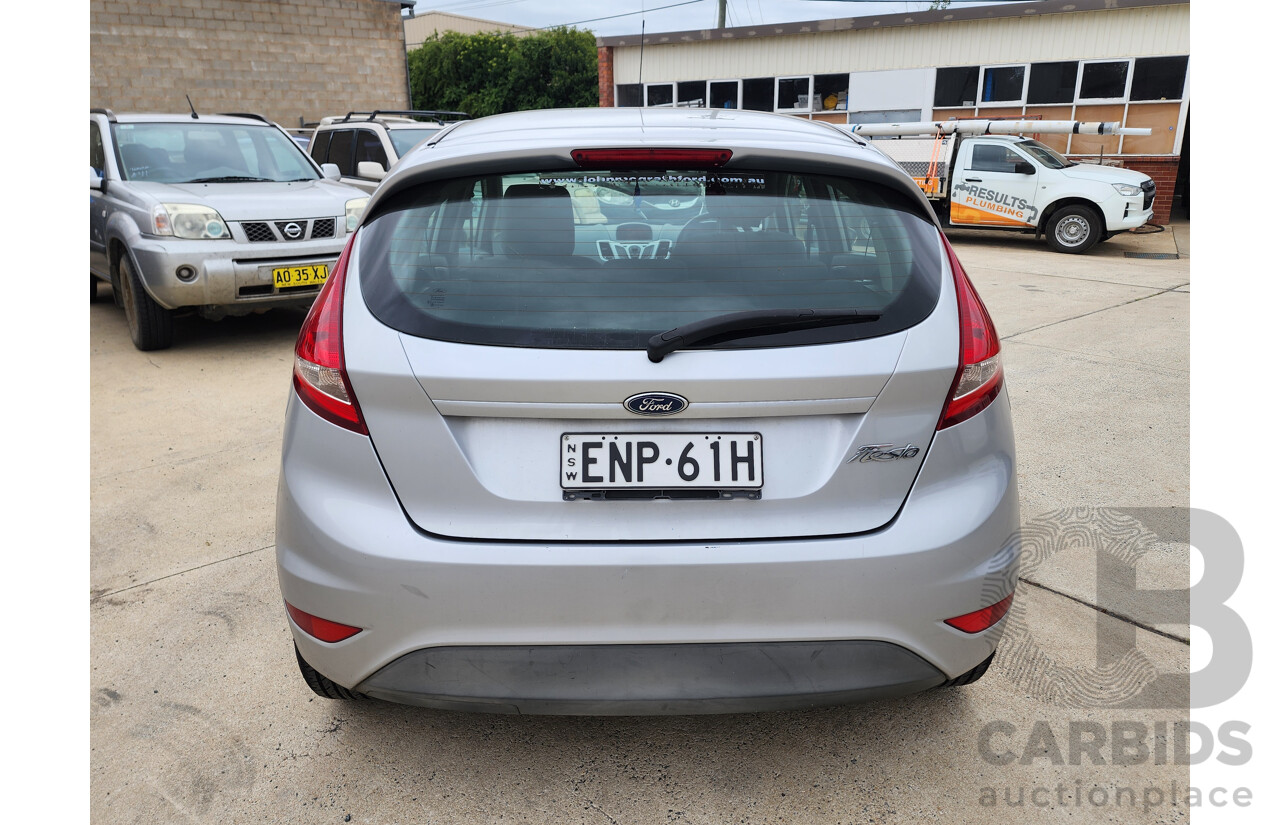 4/2012 Ford Fiesta LX WT 5d Hatchback Silver 1.6L