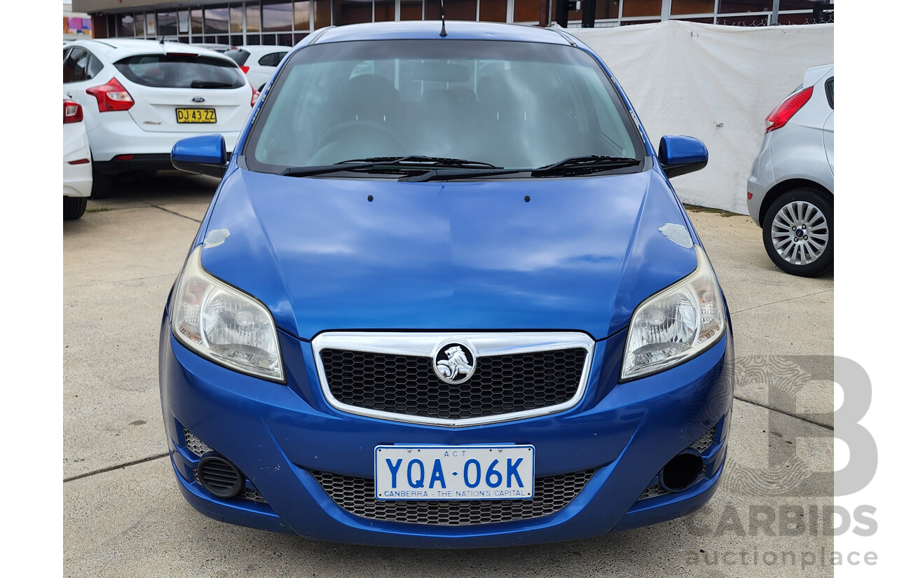 6/2010 Holden Barina  TK MY10 3d Hatchback Blue 1.6L