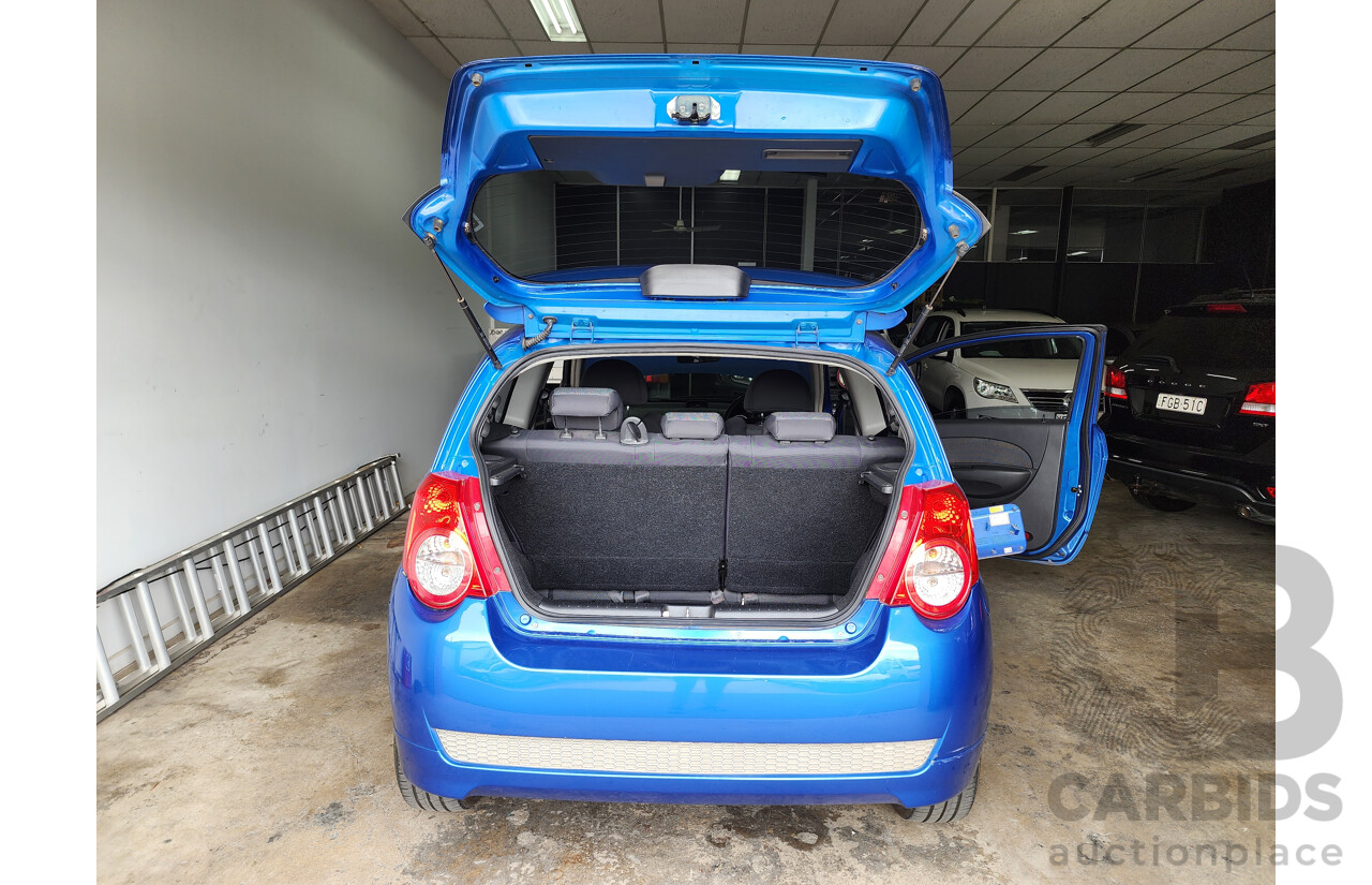 6/2010 Holden Barina  TK MY10 3d Hatchback Blue 1.6L