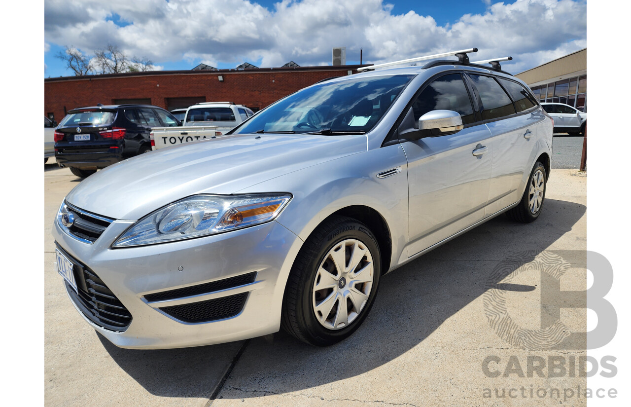 8/2012 Ford Mondeo LX TDCi MC 4d Wagon Silver 2.0L