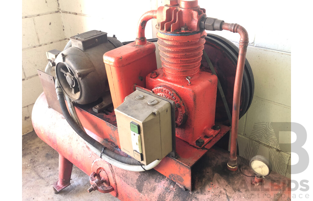 British General Electric Co. 24cfm Air Compressor