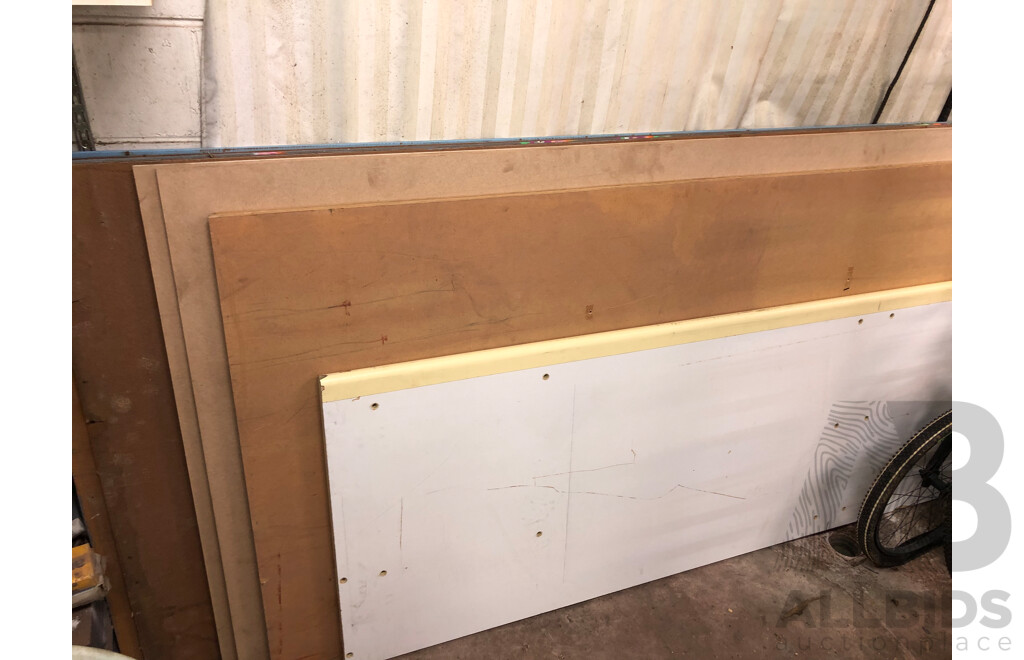 MDF Panels and Laminate Bench Top - Lot of 12