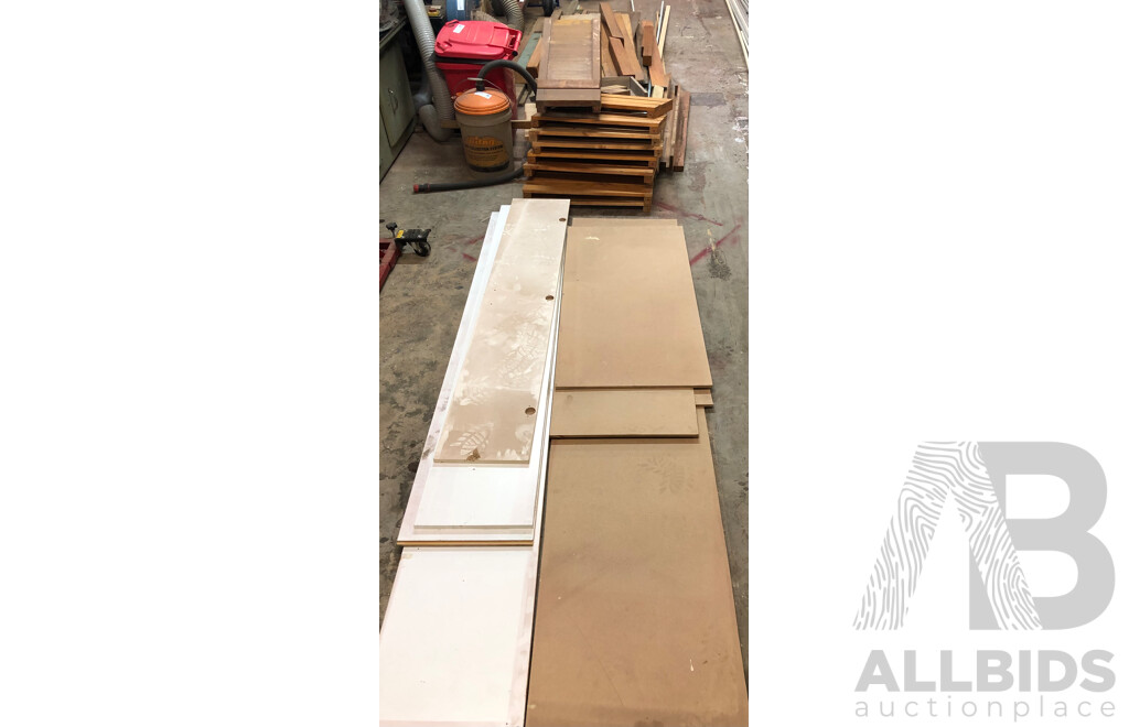 Seelction of Timber, MDF Panels and Pegboard Panels