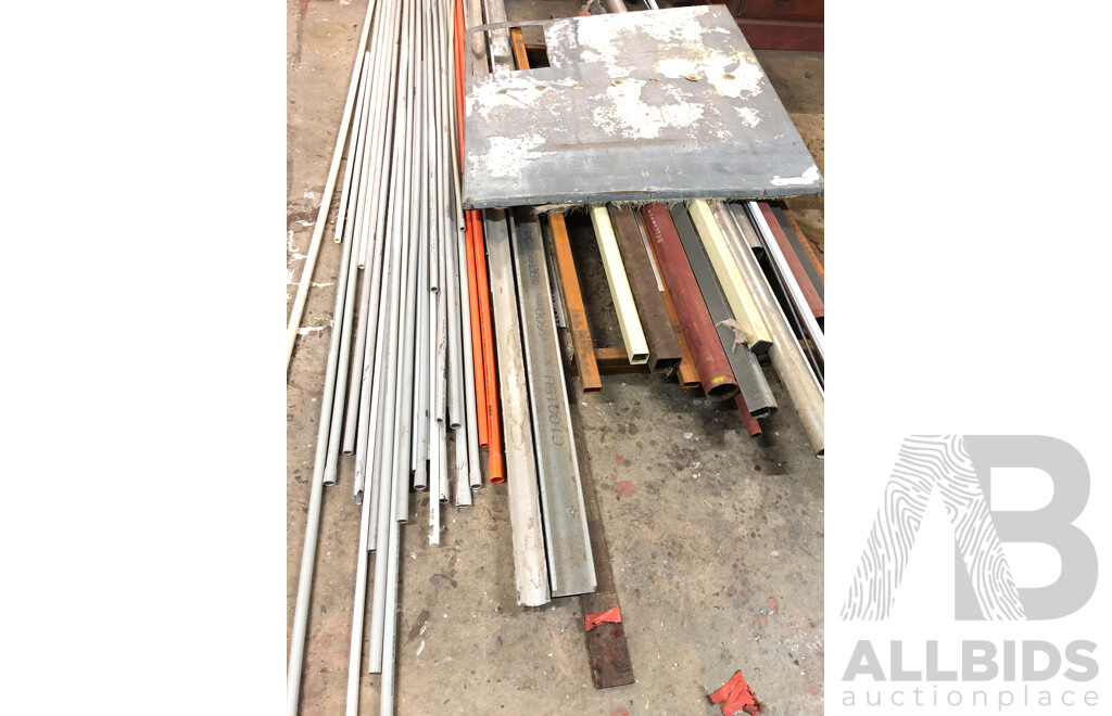 Selection of PVC Conduit and Metal Offcuts -